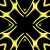 Yellow and Black Abstract